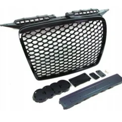Audi-A3-8P-Rs3-Grill-Honeycomb-Blanksvart-2003-2008