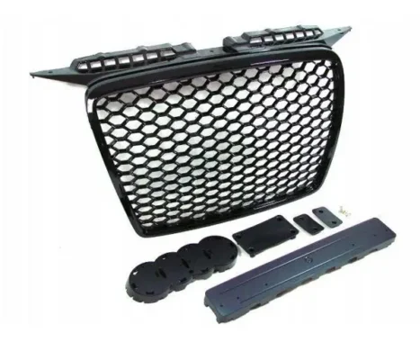 Audi-A3-8P-Rs3-Grill-Honeycomb-Blanksvart-2003-2008