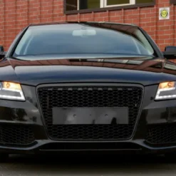 Audi-A4-B8-2008-2012-RS-Grill-Blanksvart