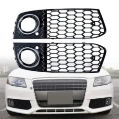 Audi A4 B8 Dimljusgaller Honeycomb RS