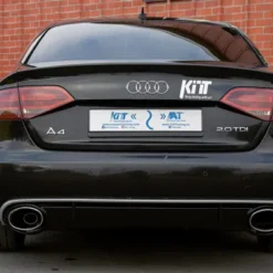 Audi-A4-B8-RS4-Diffuser-PRE-LCI-Blanksvart