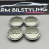Audi-Centrumkåpor-Gråa-4-pack-