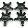 Audi Täckkåpa centrumkåpor svarta 4st