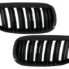 BMW-6-serie-E63-E64-Grill-Njurar-Svarta-(Dubbelribb)