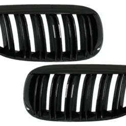 BMW-6-serie-E63-E64-Grill-Njurar-Svarta-(Dubbelribb)