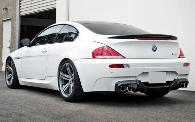 BMW 6-serie E63 SpoilerVinge Blanksvart