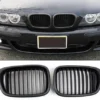 BMW E39 Grill Njurar singelribbade Mattsvart