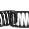 BMW E60 E61 Njurar Grill Dubbelribb Blanksvart