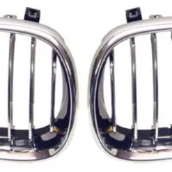 BMW E60 E61 Njurar Grill Singelribb Krom