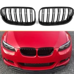BMW-E92-E93-Grill-Njurar-Dubbel-Blank-2010-2014