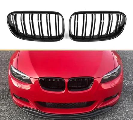 BMW-E92-E93-Grill-Njurar-Dubbel-Blank-2010-2014