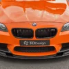 Blanksvarta njurar i M5 Design – passar BMW 5-serie F10 Sedan & F11 Touring 2010–2017.