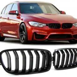 BMW-F30-F31-Grill-Njurar-Blanksvarta