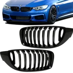BMW-F32-F33-F36-F80-F82-Grill-Njurar-Grill-Blanksvart-Singelribbad
