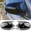 Svarta M3 Look spegelkåpor LCI till BMW E90, E91, E81, E82, E87 – sportig designuppgradering