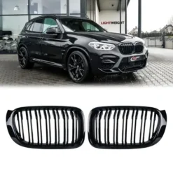 BMW-X3-X4-F25-F26-Grill-Njurar-Blanksvarta-2014-2017