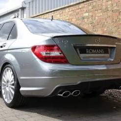 Mercedes-Benz C-Klass W204 Spoiler Blanksvart