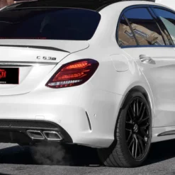 Mercedes-Benz C-Klass W205 AMG Spoiler Vinge svart