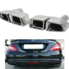 Mercedes-Benz CLS63 W218 Utblås Ändrör Krom Silver