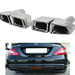Mercedes-Benz CLS63 W218 Utblås Ändrör Krom Silver