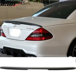 Mercedes Benz SL R230 AMG-look vinge spoiler blanksvart