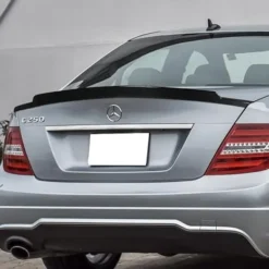 Mercedes C-Klass W204 Spoiler Vinge V-Style blanksvart