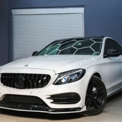 Mercedes-C-klass-W205-Grill-GTR-Blanksvart-2014-2018