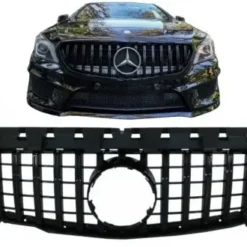 Mercedes-CLA-Grill-W117-GTR-2016-2019-blanksvart