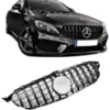 GTR Grill i blank svart till Mercedes C-Klass W205 (2014–2018) – ge din bil ett aggressivt och exklusivt utseende.