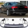 S6 Diffuser med ändrör till Audi A6 C7