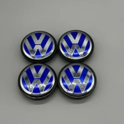 Volkswagen-VW-Centrumkåpor-Blåa-4-Pack