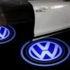 Volkswagen LED dörrlampor med projicerad VW-logga – enkel plug & play-installation