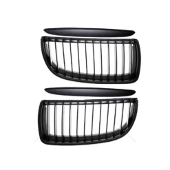 BMW E90 E91 Njurar Grill Dubbelribb Pre LCI 05-08 Matt