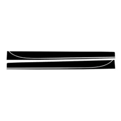 Alternative view of Bmw F30 F31 M performance side extentions