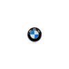 BMW emblem till ratten 45mm - Blå/Vit
