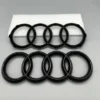 Audi frontemblem 273mm – emblem med ringar för grill, passar A3 A4 A5 A6 A7