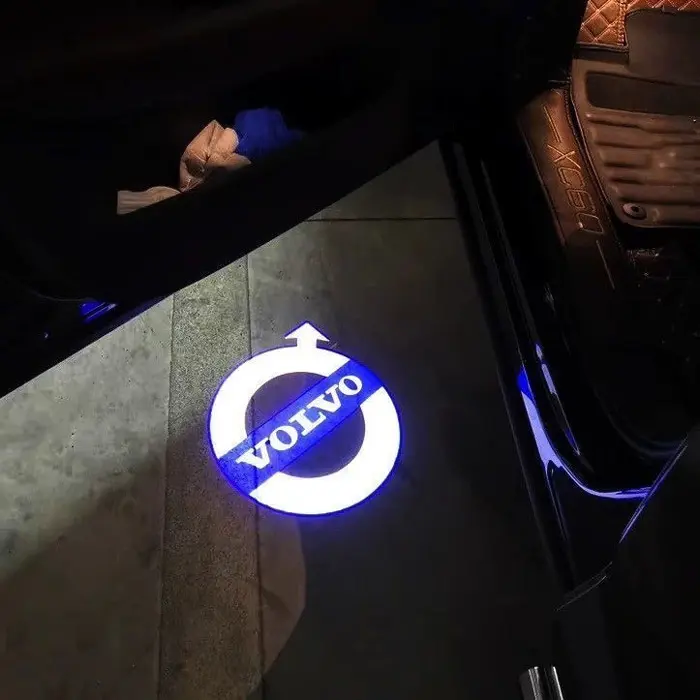 Volvo LED dörrlampor med projicerad Volvo-logga – enkel plug & play-installation