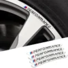 BMW M Fälgstickers svart