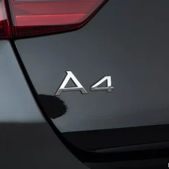 Audi A4 logo emblem silver