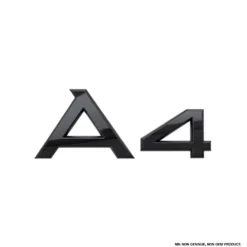 Audi A4 logo emblem svart