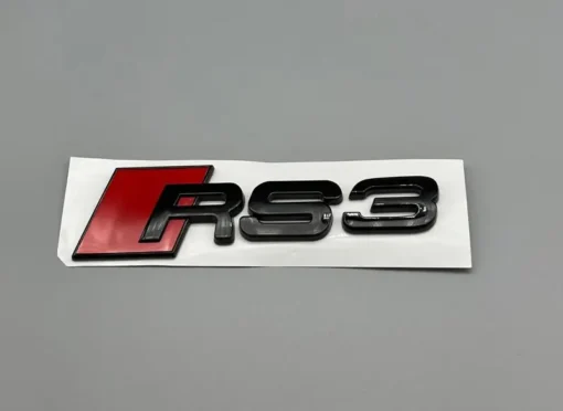 Audi-RS3-Emblem-Blanksvart