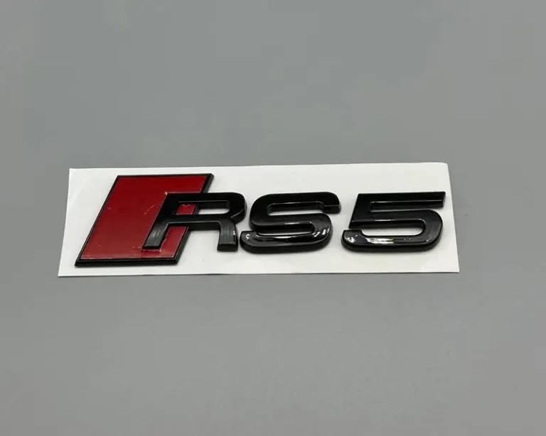 Audi-RS5-Emblem-Blanksvart
