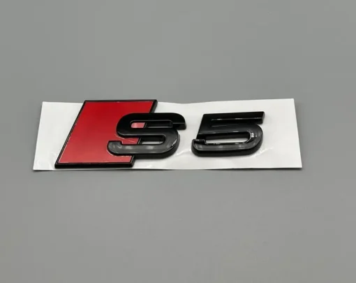 Audi-S5-Emblem-Blanksvart