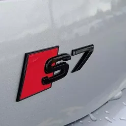 Audi S7 emblem logo svart