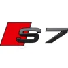 Audi S7 logo svart
