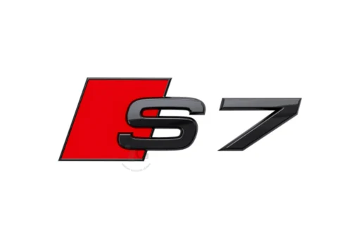 Audi S7 logo svart