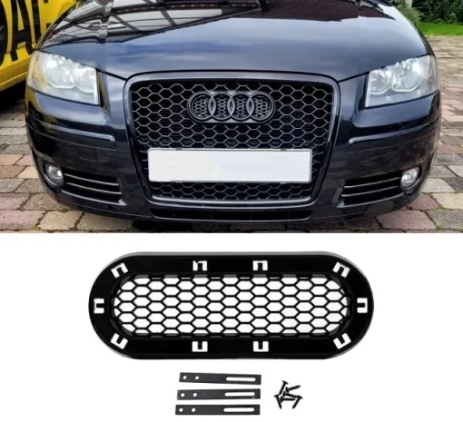 Audi Emblemhållare 273mm svart