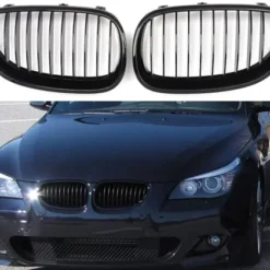 BMW-E60-E61-Grill-Njurar-Svarta-(Singelribb)