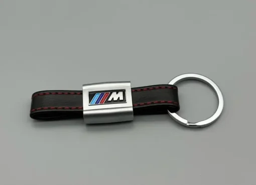 BMW-M-Nyckelring-Nyckelhänge-läder