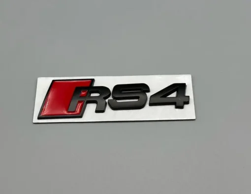 Audi-RS4-Emblem-Blanksvart